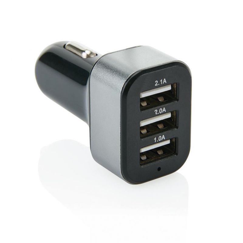 Triple chargeur allume-cigare USB 3.1A Com Cadeau